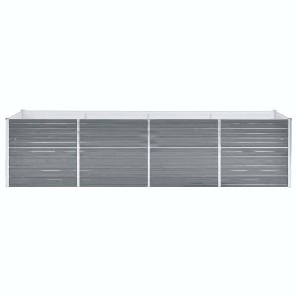 Hochbeet grau Stahl B/H/L: ca. 80x77x320 cm