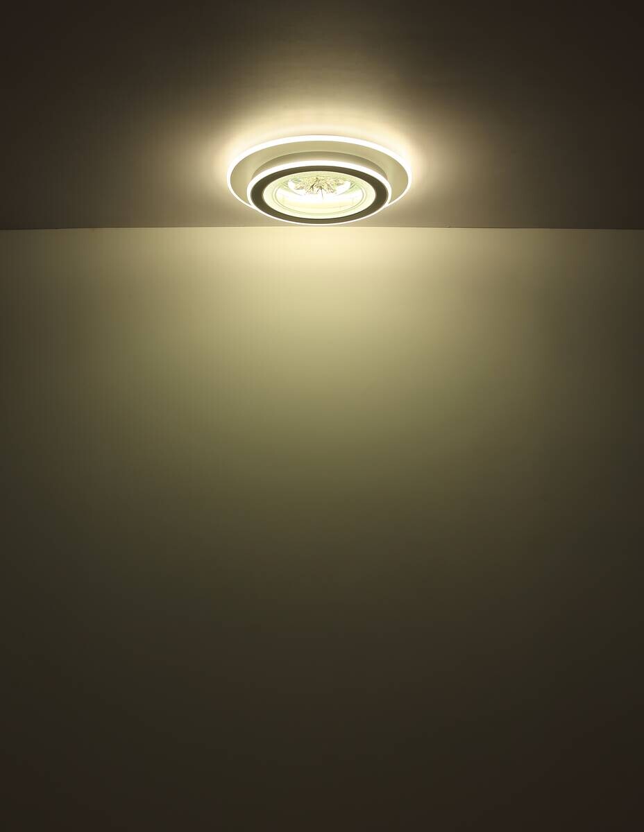 GLOBO LED-Deckenleuchte Suzie weiß Kunststoff H/D: ca. 6,5x46 cm