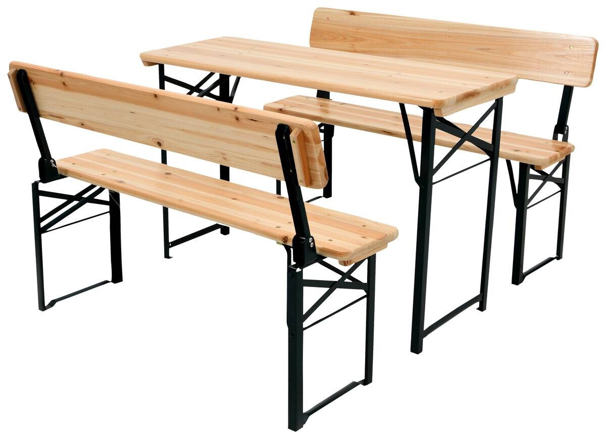 POCOline Gartensitzgruppe natur Holz