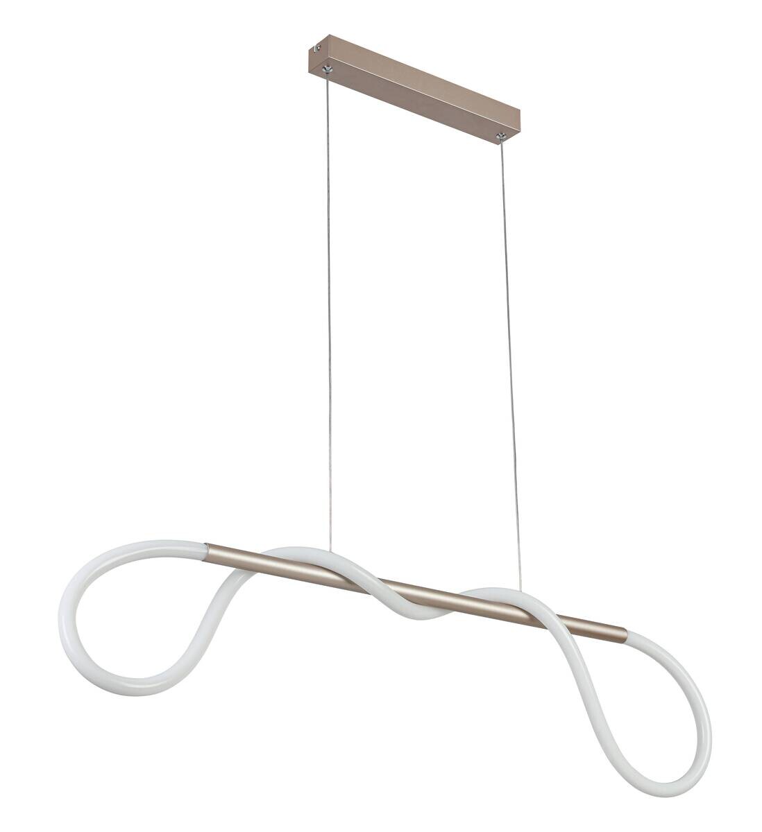 Nolo LED-Pendelleuchte Tube champagner B/H: ca. 80x120 cm