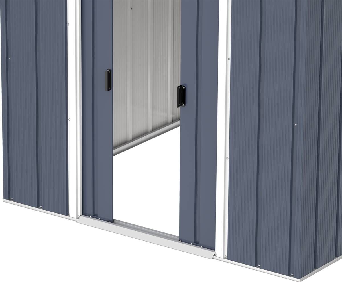 VCM Gerätehaus anthrazit B/H/L: ca. 202x181x174 cm