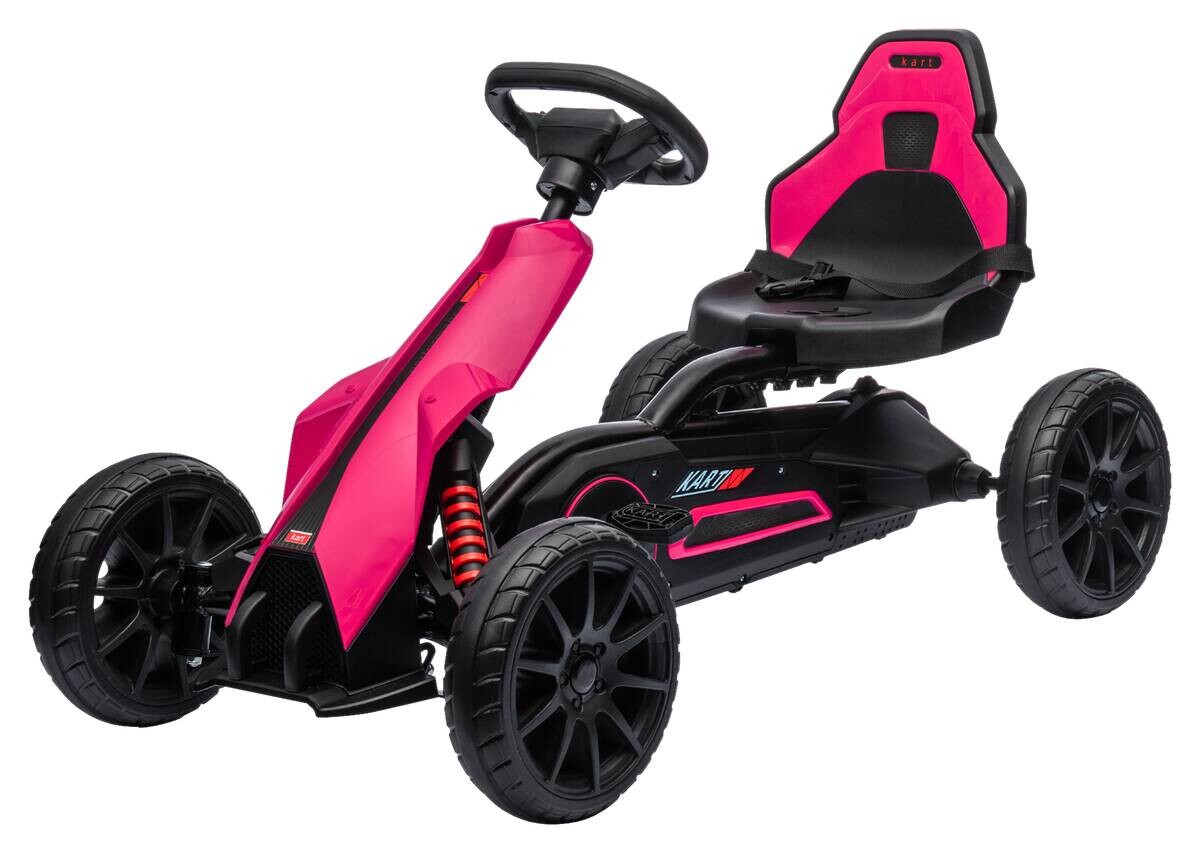 HOMCOM Go-Kart rosa B/H/L: ca. 58x58,5x100 cm