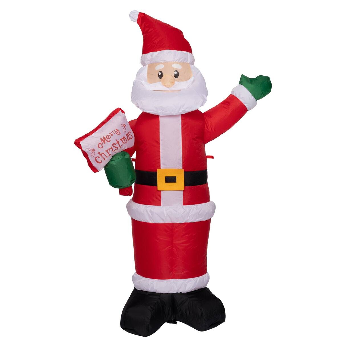 Weihnachtsmann aufblasbar rot Polyester B/H/L: ca. 50x125x75 cm