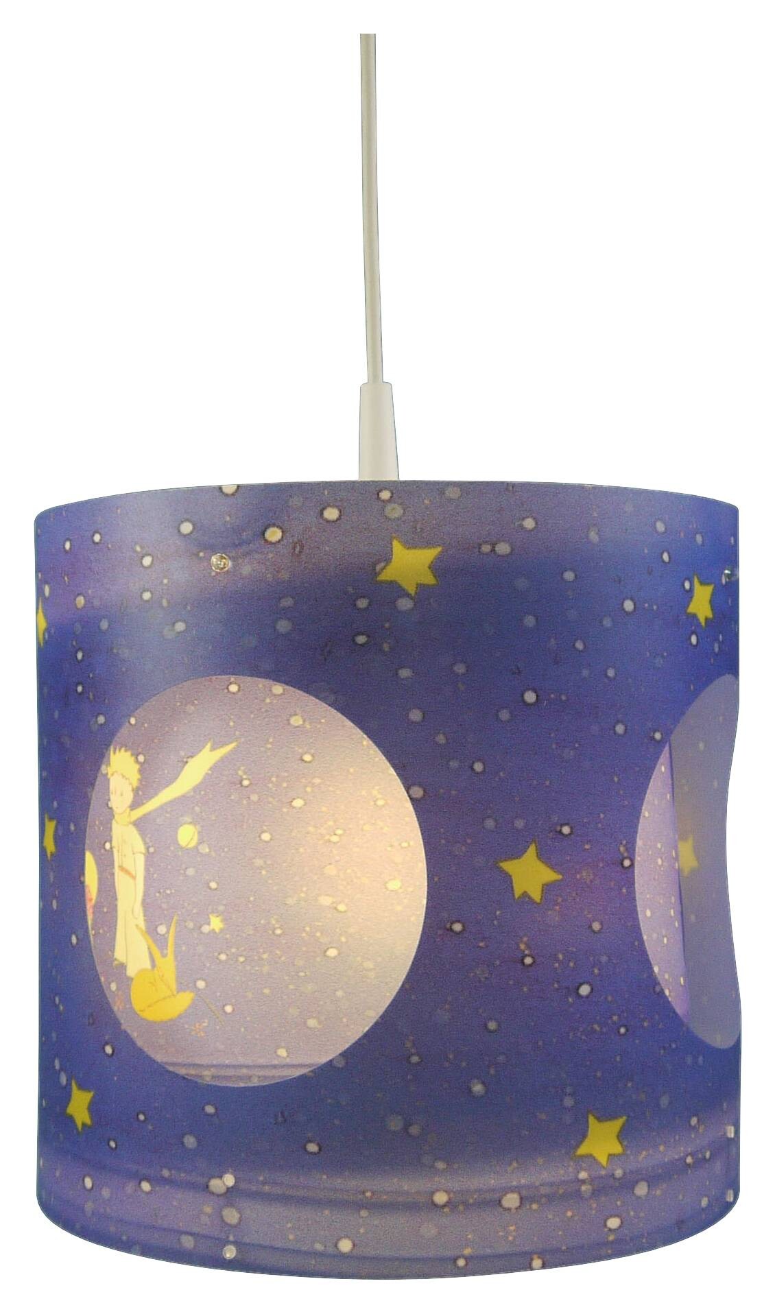 Niermann Dreh-Pendelleuchte Kleiner Prinz blau Kunststoff D: ca. 25 cm E27 1 Brennstellen