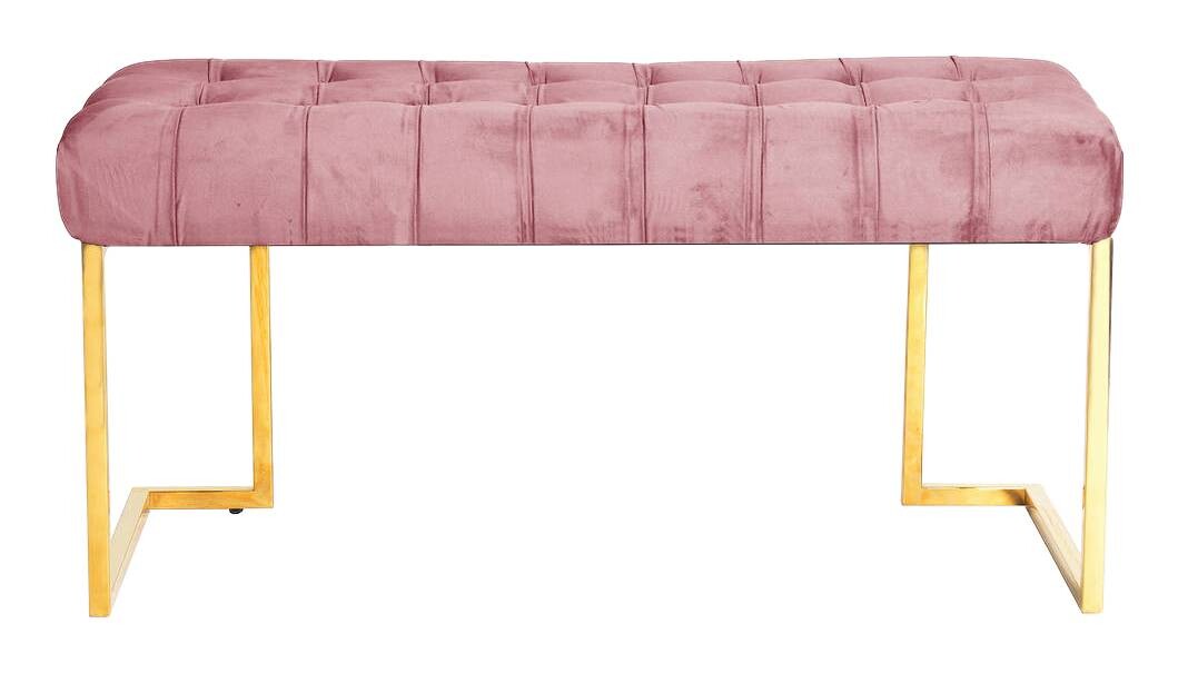 Sitzbank Rare 201 altrosa B/H/T: ca. 47x48x100 cm