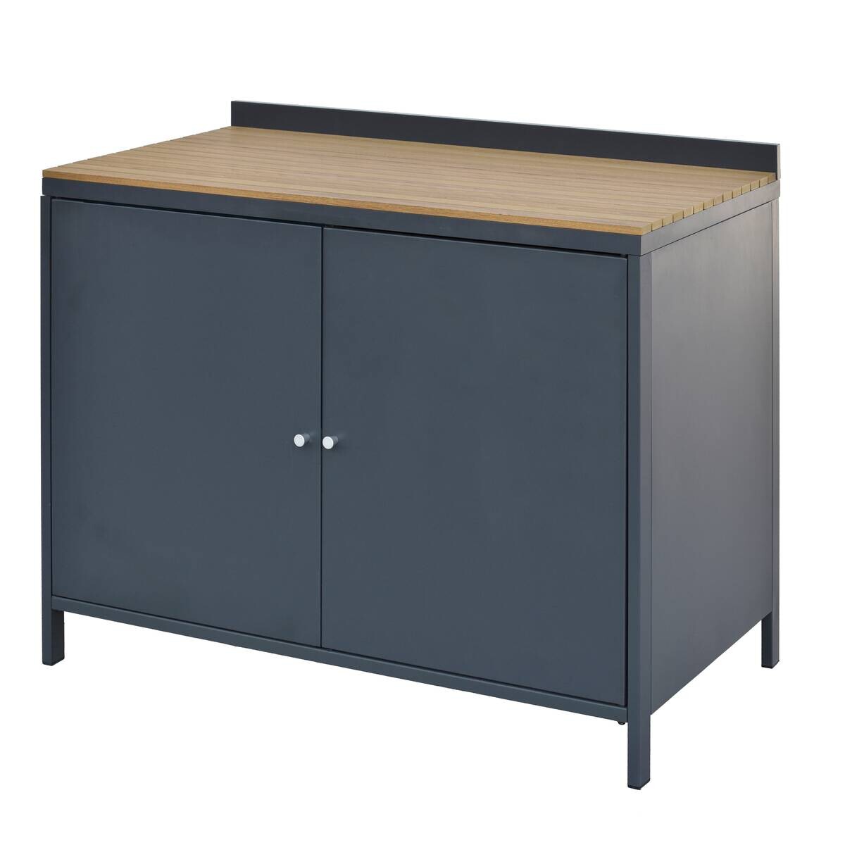 POCOline Outdoor-Küchenmodul anthrazit Aluminium B/H/L: ca. 110x89x61,5 cm