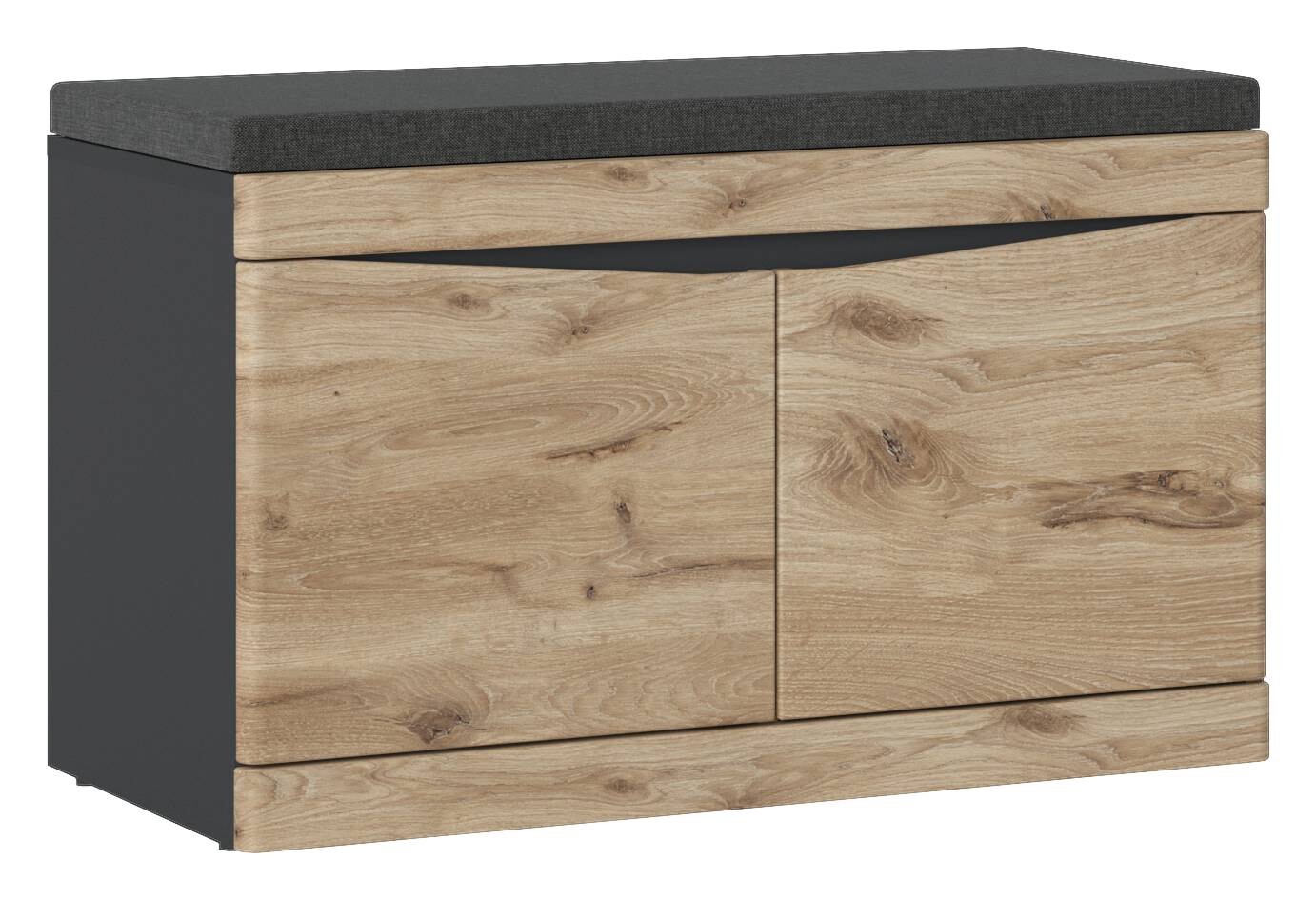 Sitzbank Spring Eiche Eiche Viking Nachbildung B/H/T: ca. 86x49x40 cm