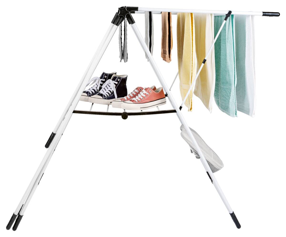 EasyMaxx Flügelwäschetrockner weiß