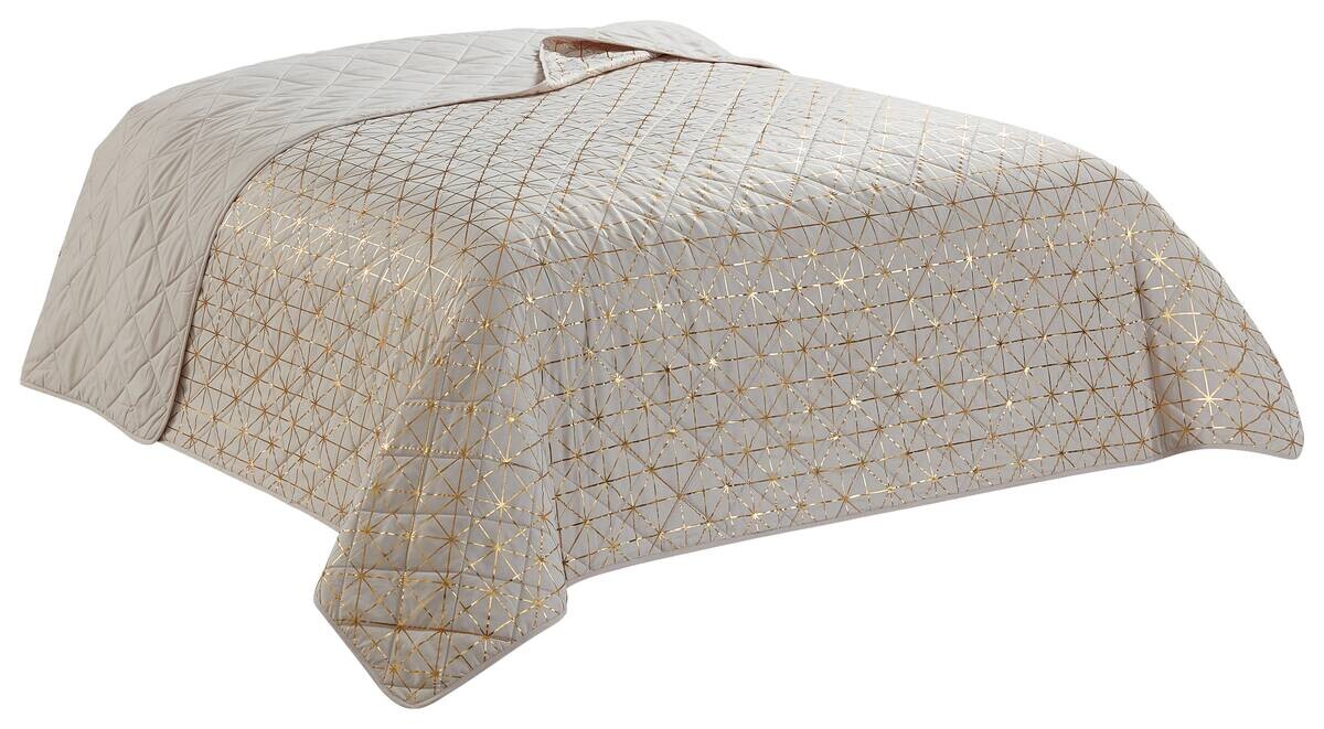 Tagesdecke gold Polyester B/L: ca. 220x240 cm