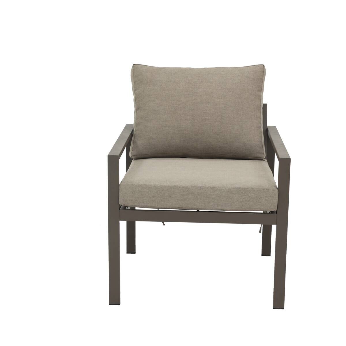 POCOline Gartensitzgruppe Toulouse braun Stahl