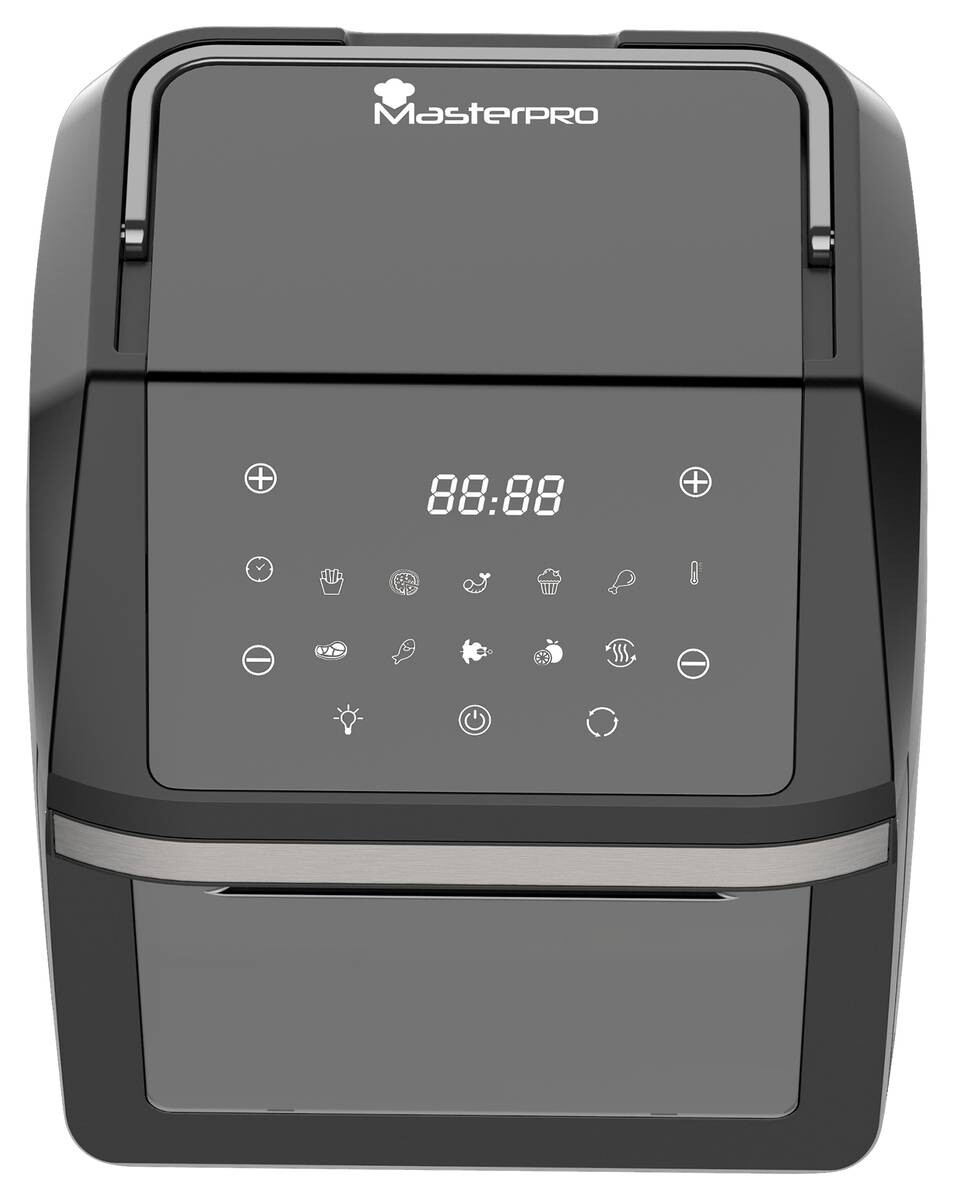 MASTERPRO Heißluftfritteuse BGMP-9310 Rocket schwarz Kunststoff B/H/T: ca. 37,5x43x37,5 cm ca. 11 l