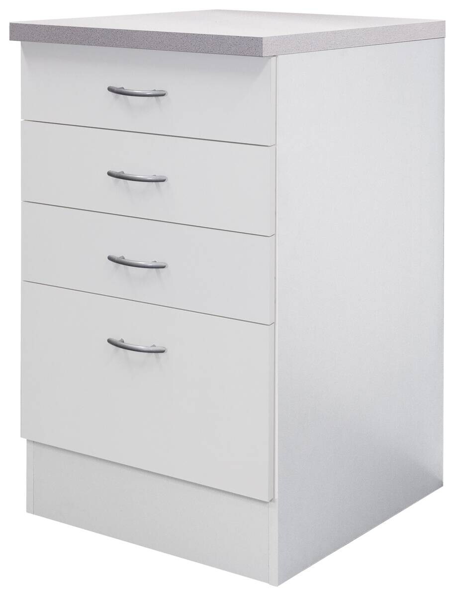 Flex-Well Schubkastenschrank Wito weiß B/H/T: ca. 50x85x60 cm