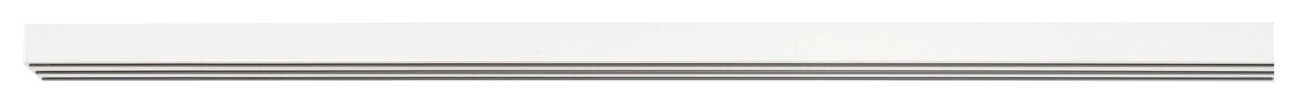 ondeco Gardinenschiene smart weiß Metall L: ca. 210 cm 3.0 Läufe