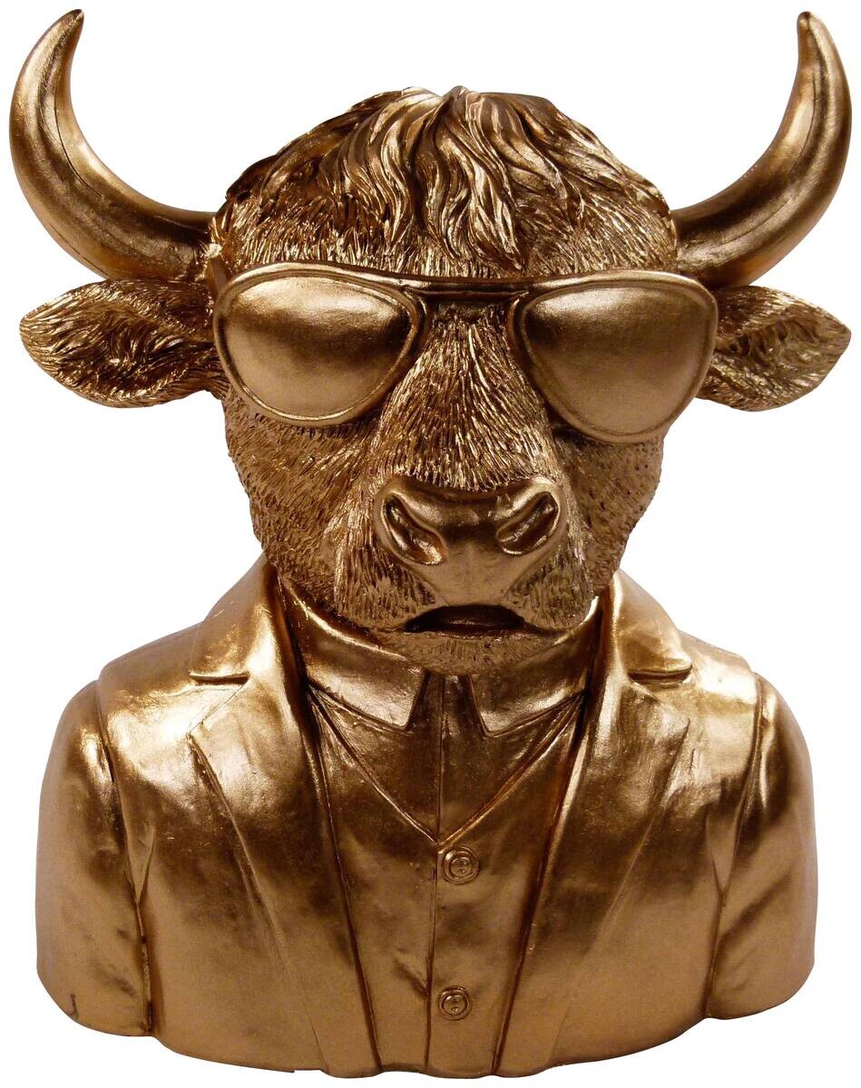 Deko-Figur gold Polyresin B/H: ca. 17x20 cm