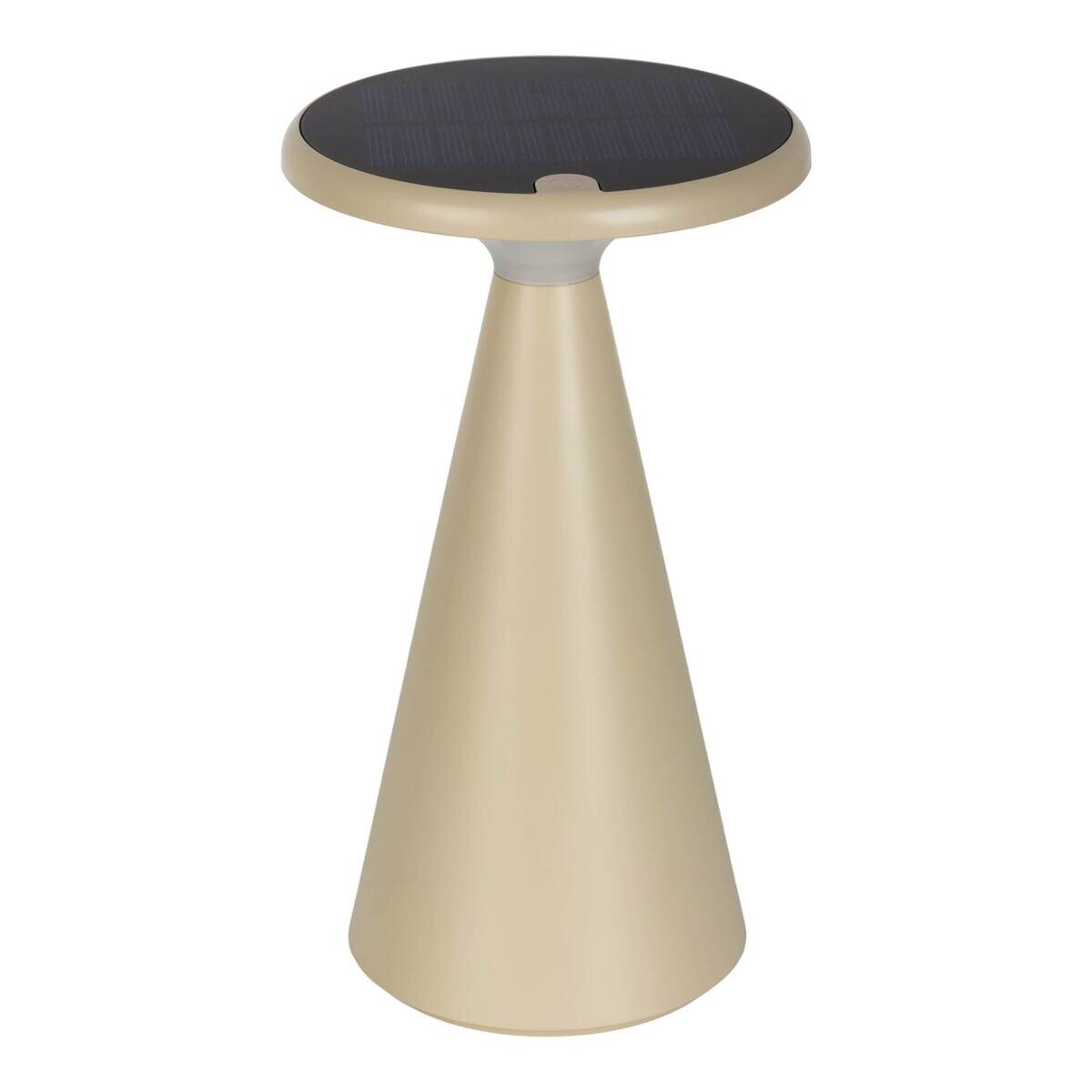LED-Außentischleuchte beige B/H/T/D: ca. 11,5x20x11,5x11,5 cm