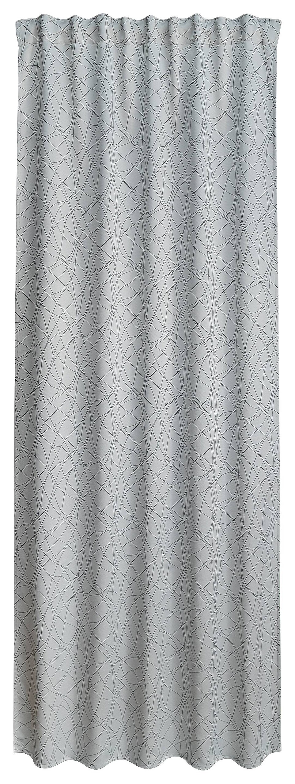 Kombivorhang Doreen silber B/L: ca. 135x245 cm