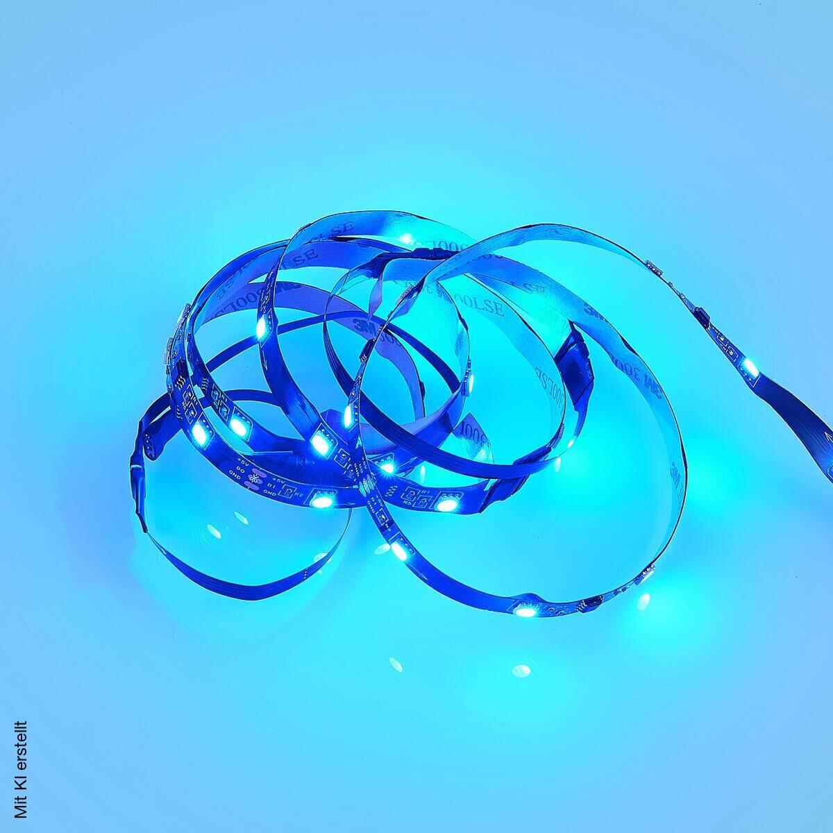 Lichtband schwarz Kunststoff B/L: ca. 1x120 cm