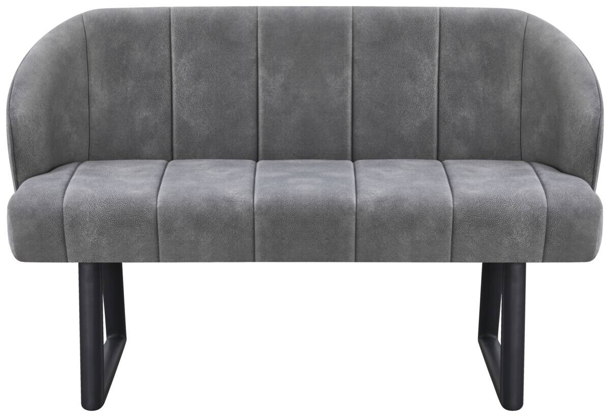 Polsterbank Sven grau B/H/T: ca. 131x81,5x63 cm