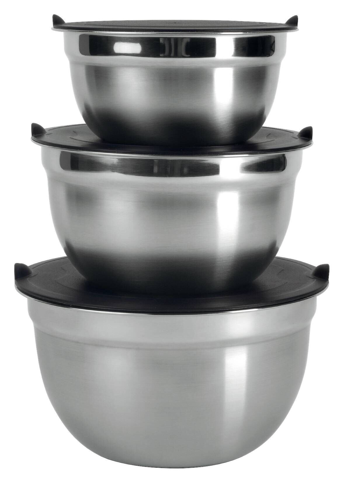 POCOline Schüsselset silber Edelstahl