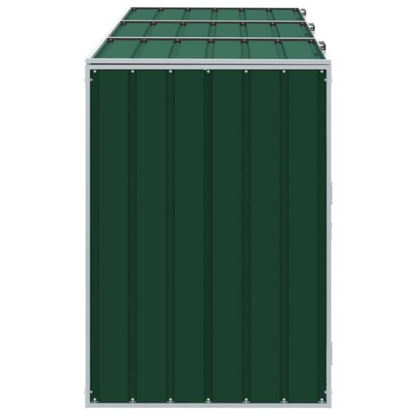 vidaXL Mülltonnenbox grün