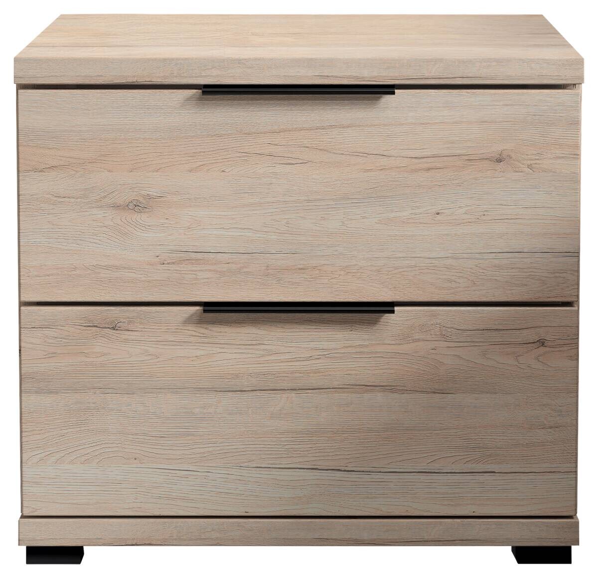 Nachtkonsole Salermo Eiche San-Remo Nachbildung B/H/T: ca. 46x43x42 cm