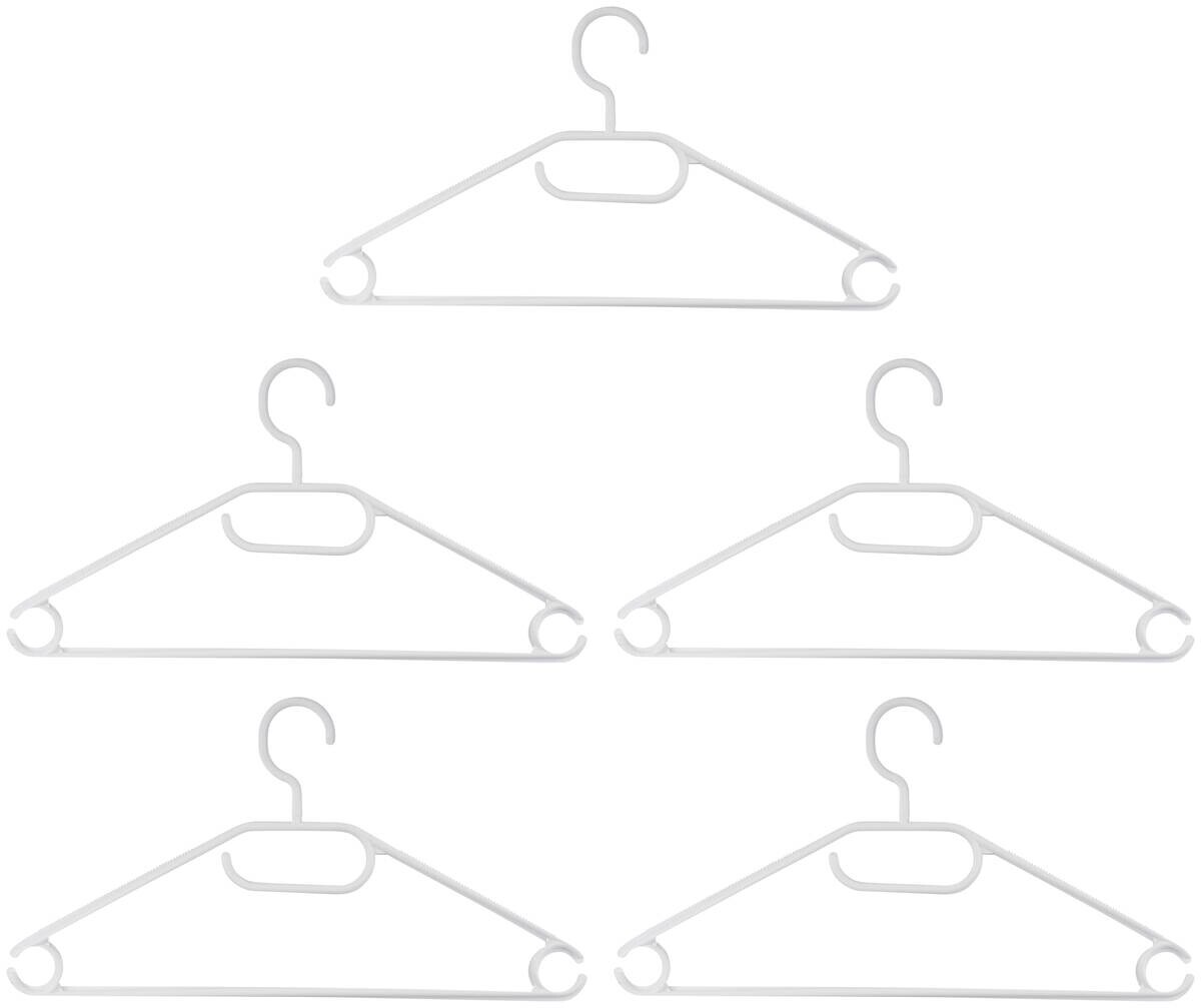 alpina Kleiderbügelset weiß Polypropylen