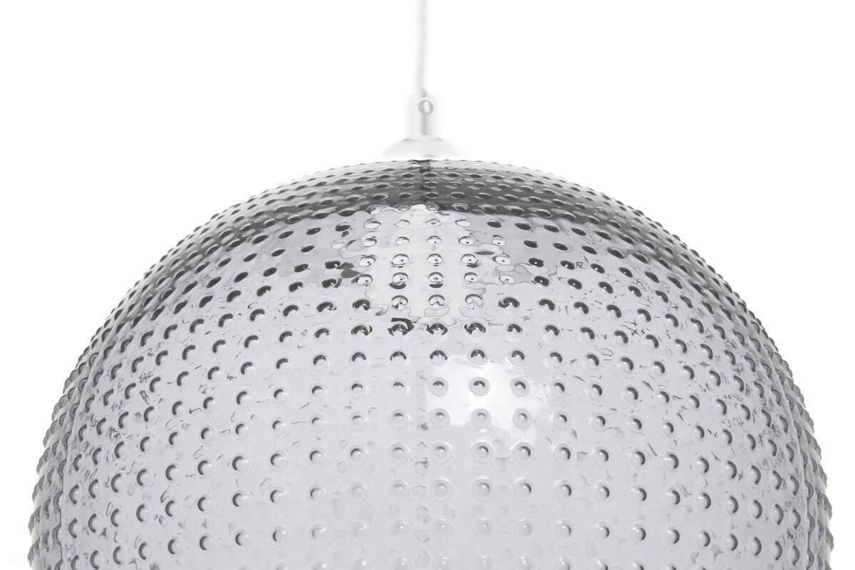 Kayoom Pendelleuchte Saturn grau Glas B/H/L: ca. 26x26x26 cm E27 1 Brennstellen