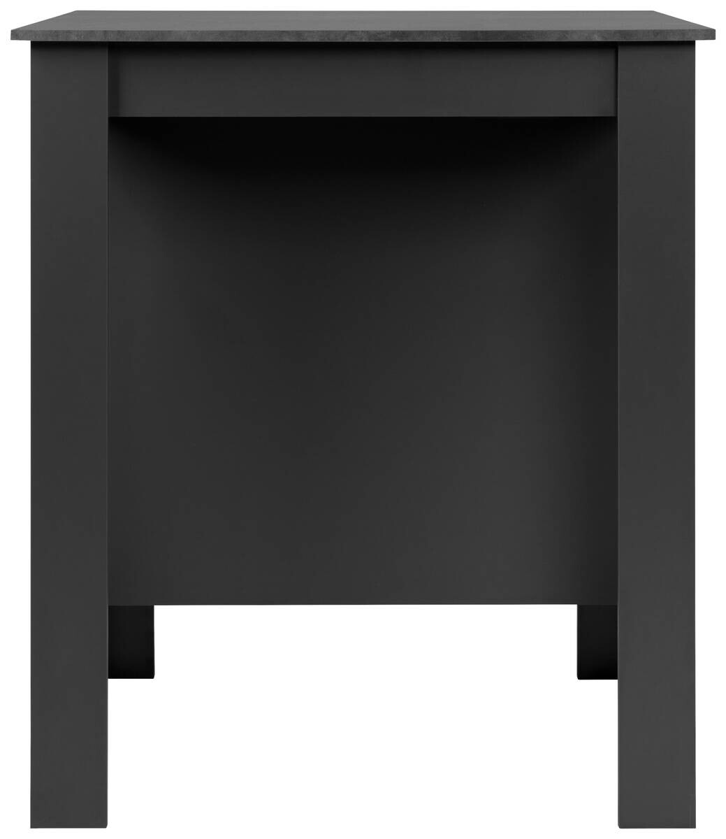 Bartisch Atlanta Schiefergrau Spanplatte B/H/T: ca. 92x106x68 cm