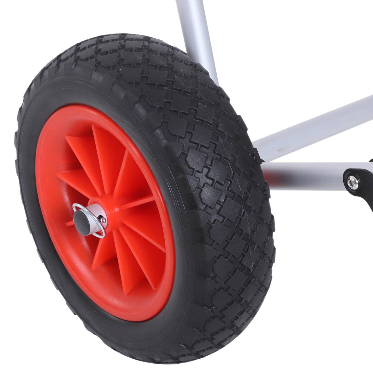 HOMCOM Kanuwagen silber Aluminium