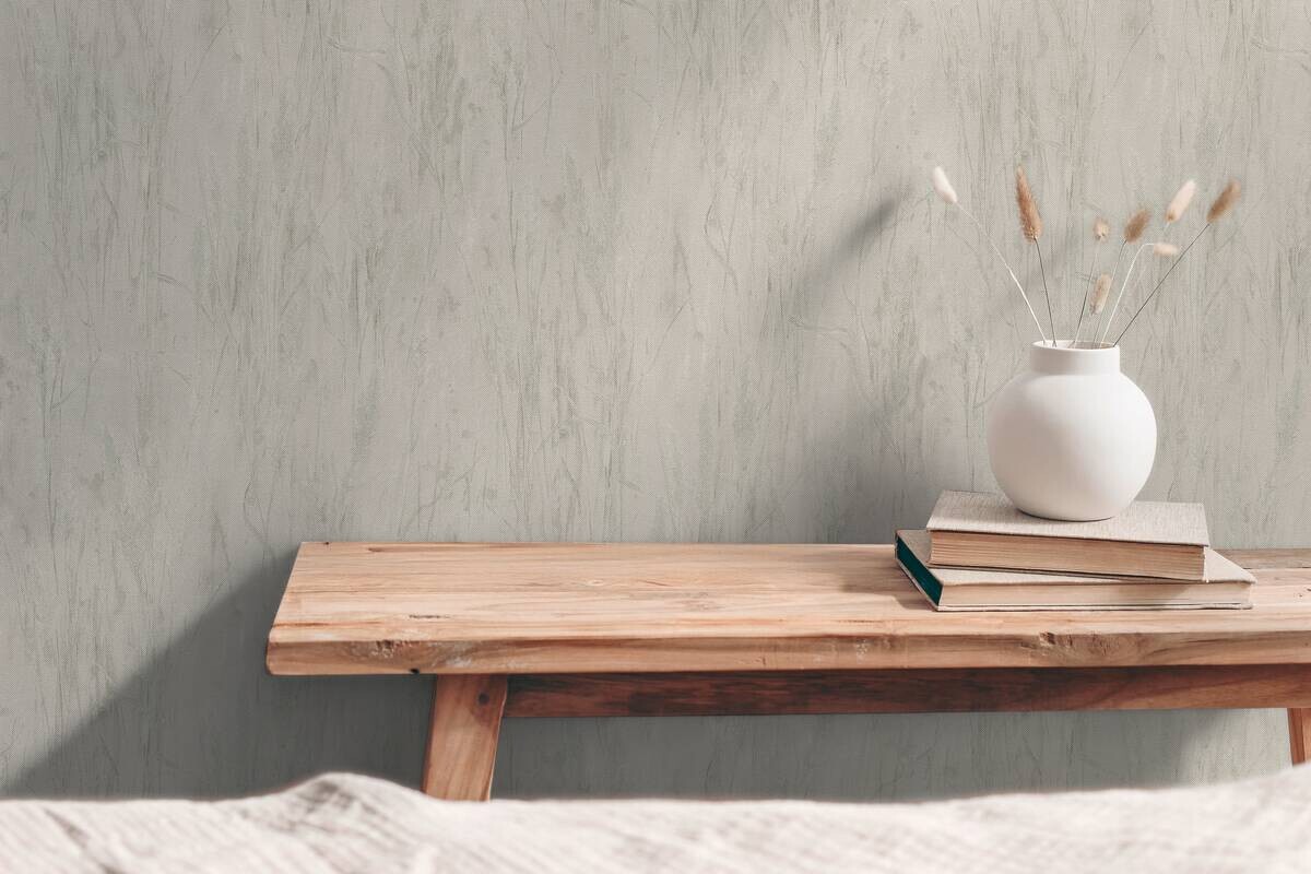 A.S.Creation Vliestapete grau B/H/D: ca. 53x1005x8,8 cm