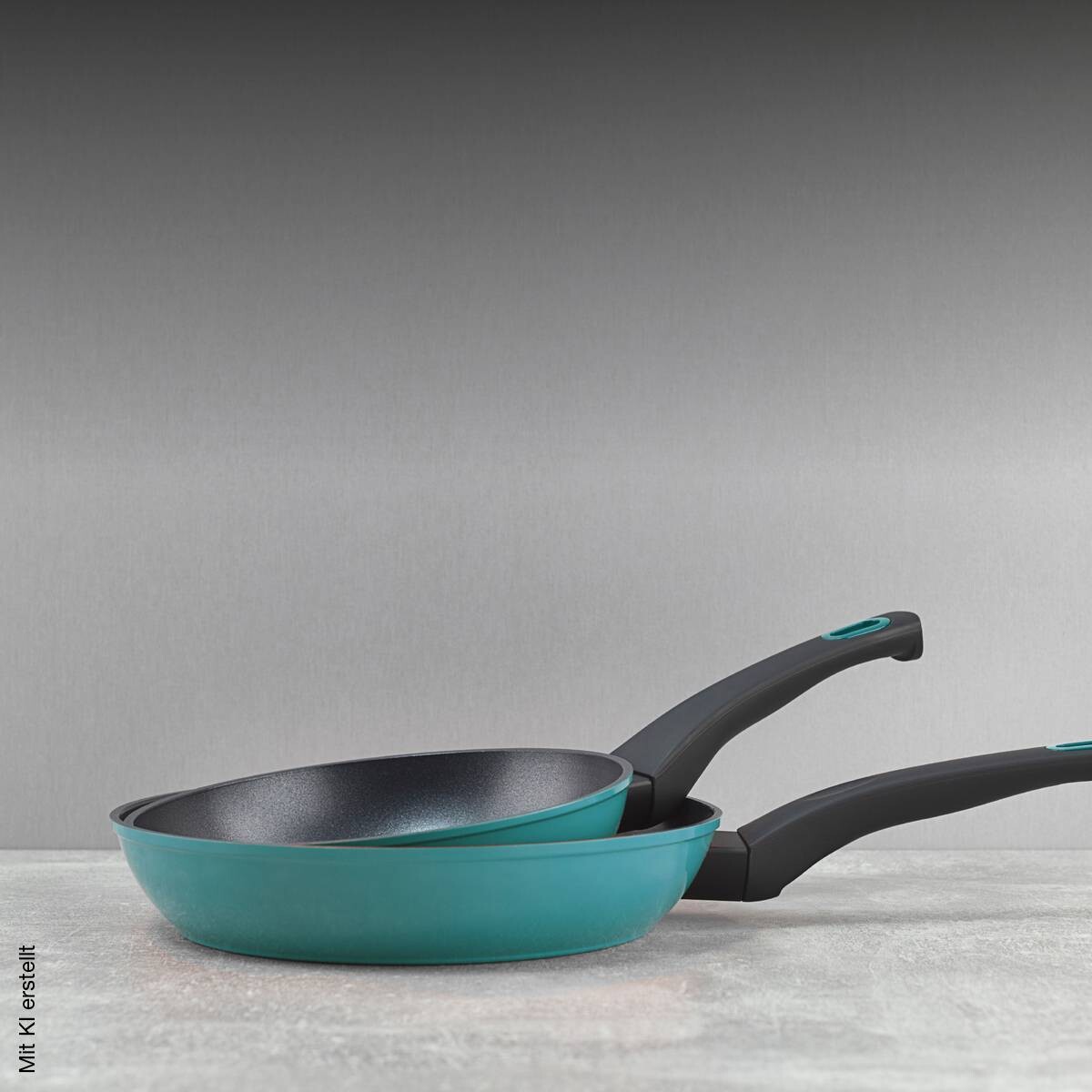 BERGNER Pfannenset Classique grün Aluminium 2 tlg.