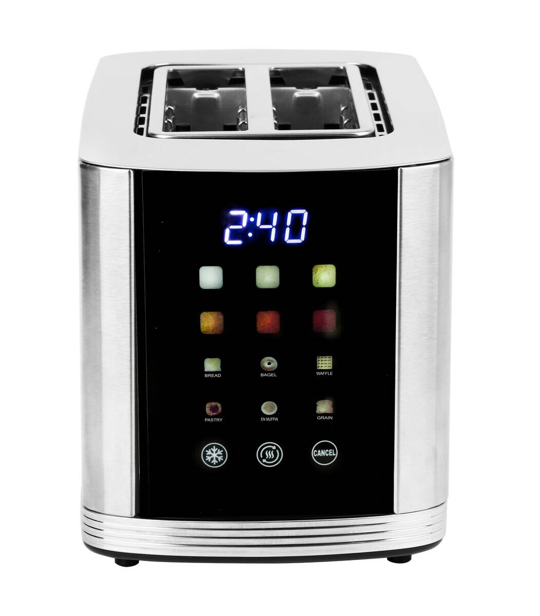 Emerio Toastautomat Edelstahl Edelstahl B/H/L: ca. 16,5x18,8x26,6 cm