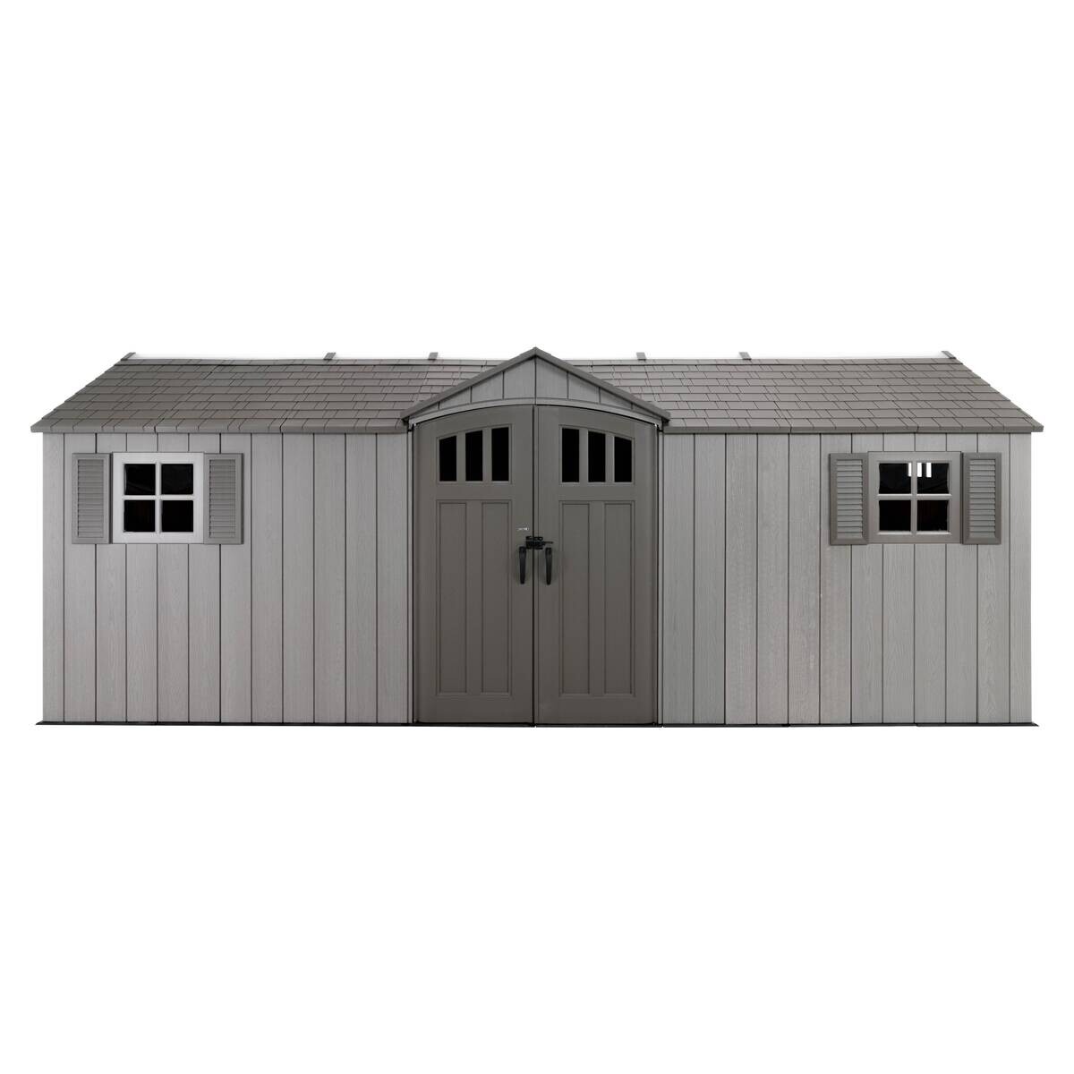 Lifetime Gerätehaus Neptun grau B/H/L: ca. 610x241x243 cm