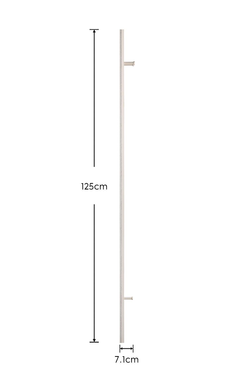 Wandpaneel Grace sand MDF Filz B/H/T: ca. 25x160x7 cm