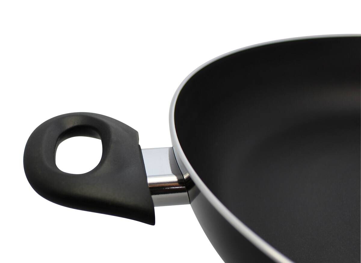 ELO Pfanne schwarz Aluminium