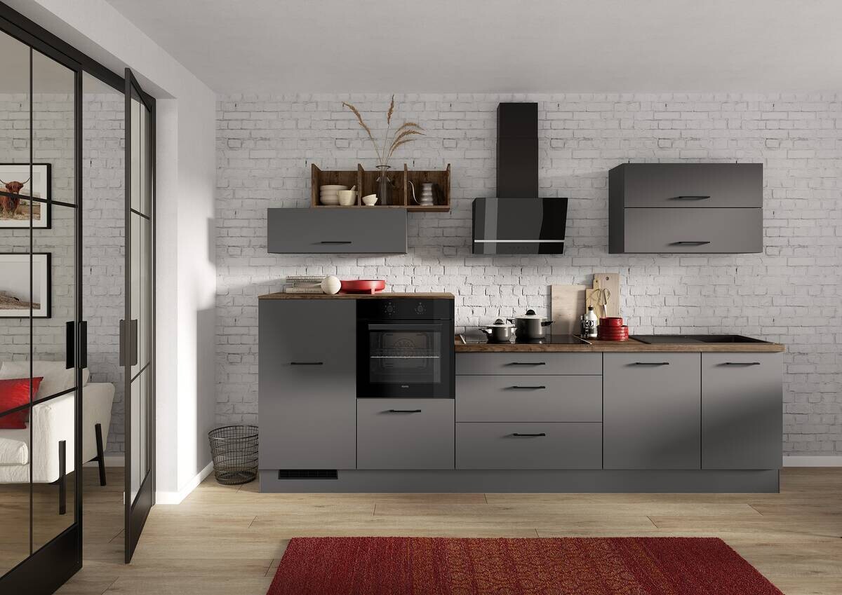 Küchenleerblock IBZ4320GL Graphit B/T: ca. 320x60 cm