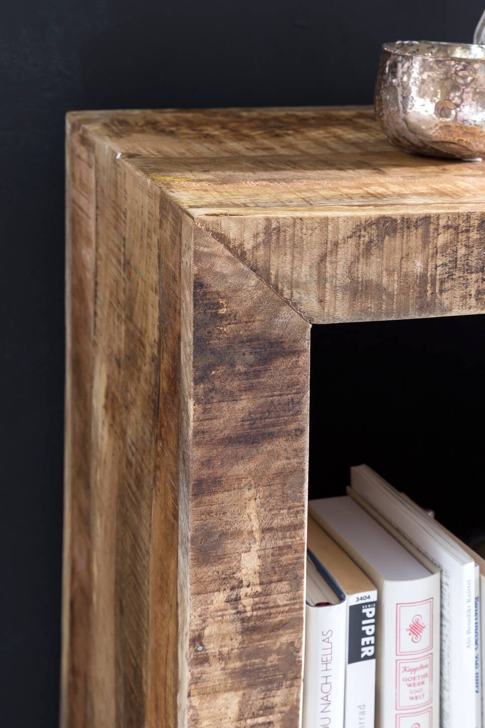 Standregal natur lackiert B/H/T: ca. 45x90x35 cm