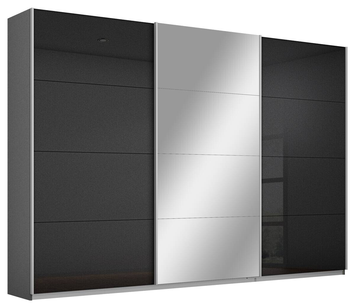 Schwebetürenschrank Kulmbach grau B/H/T: ca. 271x210x62 cm