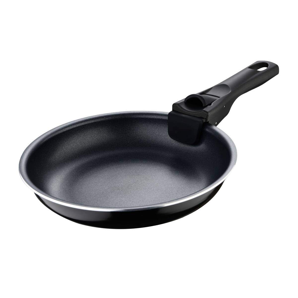 BERGNER Pfannenset Click u. cook schwarz Aluminium