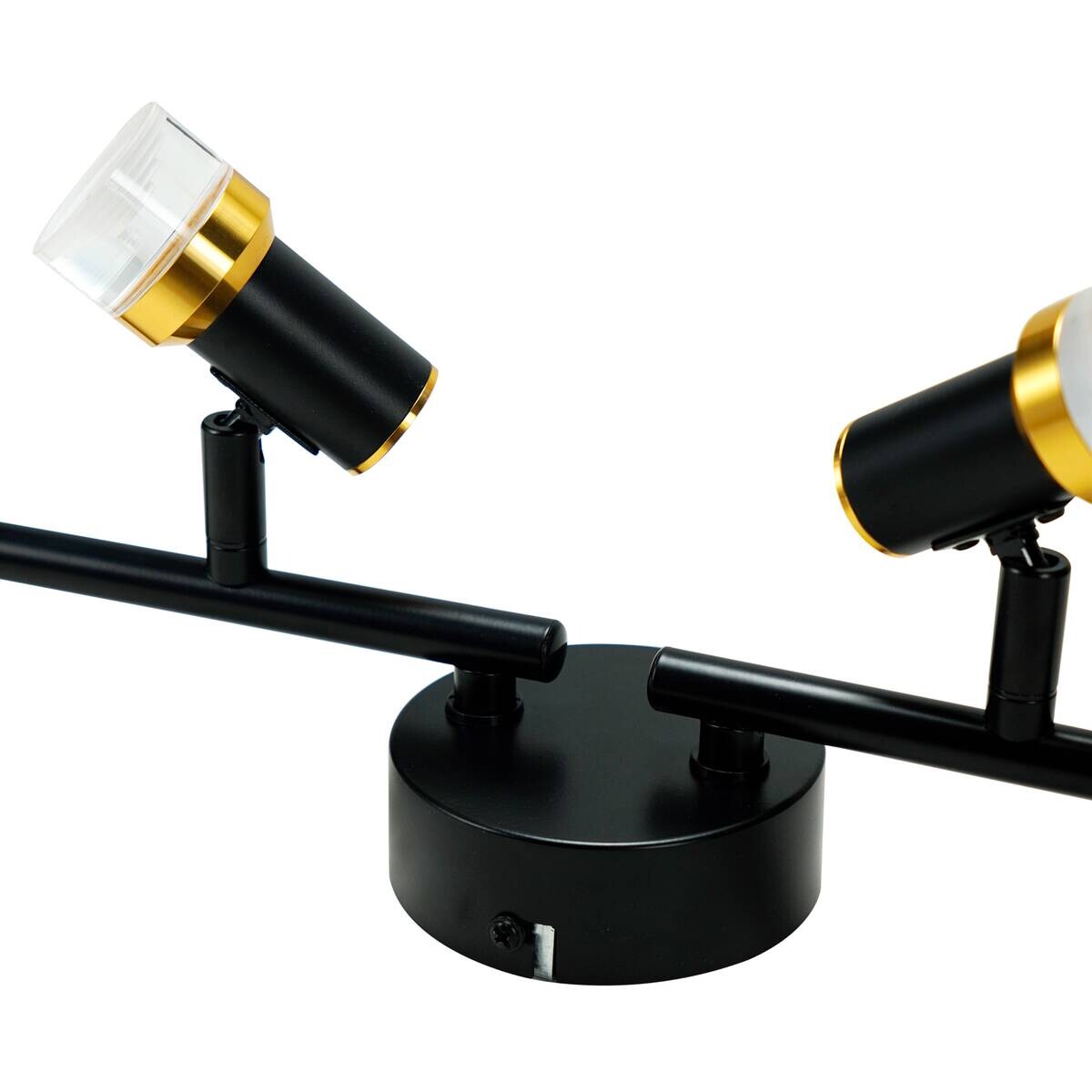 POCOline LED-Spot Giulia schwarz Kupfer B/H/L: ca. 12x8x56 cm 4 Brennstellen
