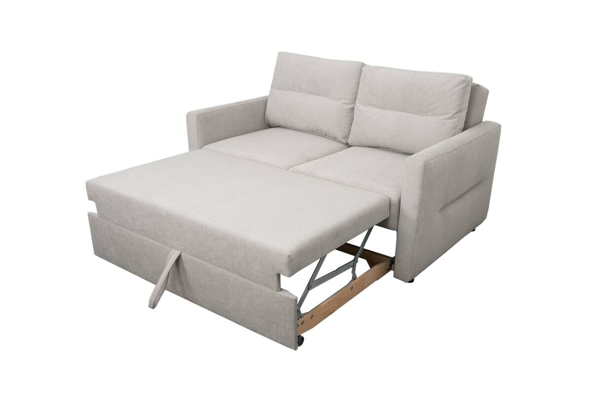 Schlafsofa Gloria grau Webstoff B/H/T: ca. 152x94x102 cm
