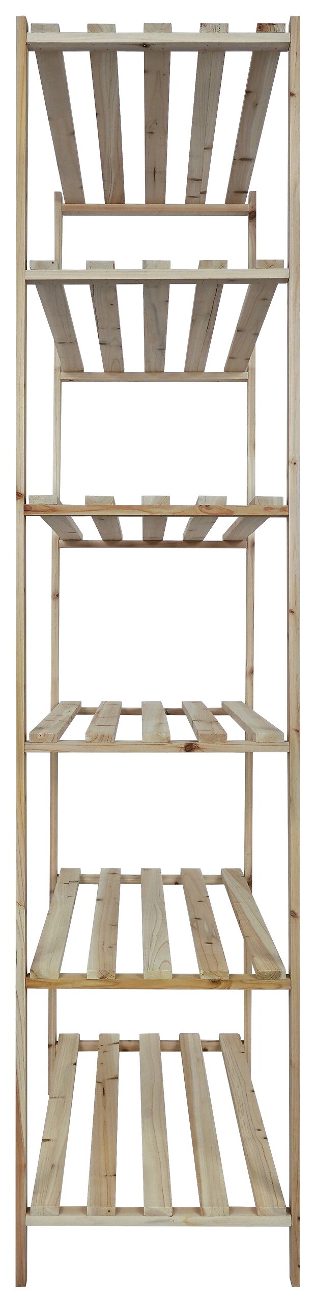 Holzregal B/H/L: ca. 40x180x90 cm
