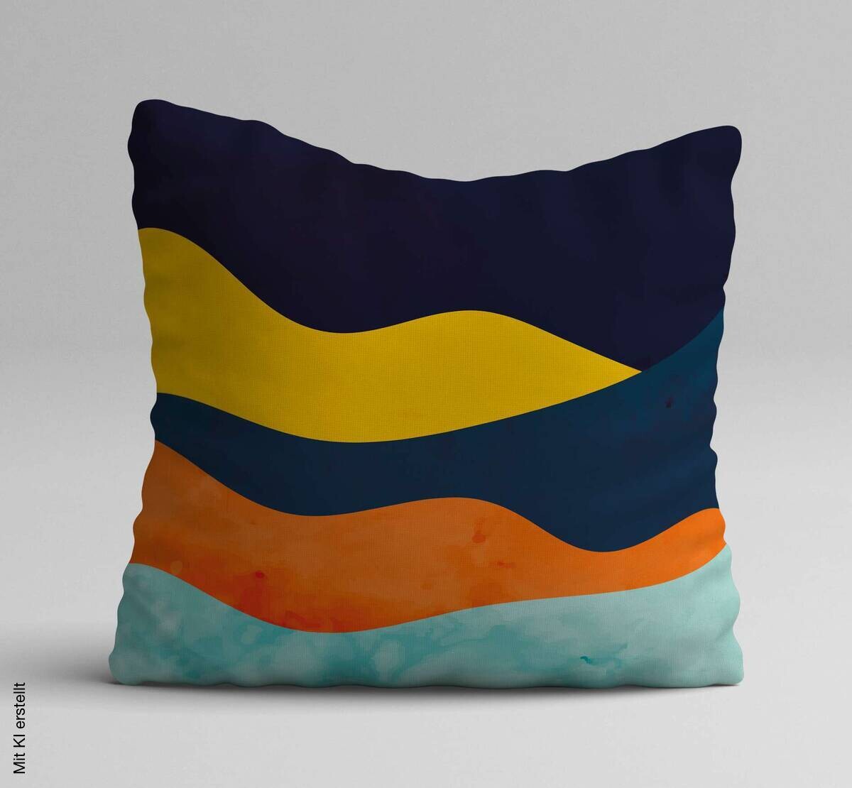 Kissenbezug mehrfarbig Polyester B/L: ca. 43x43 cm