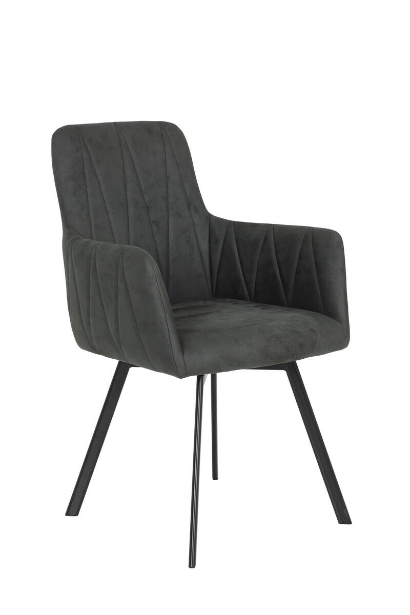 Essgruppe Gesa II Eiche anthrazit Holzwerkstoff B/H/T: ca. 180x76x90 cm