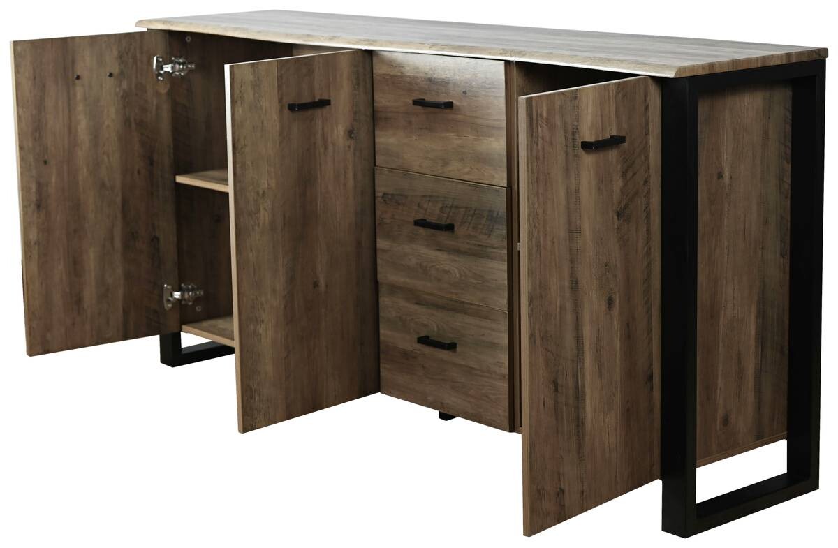 Sideboard Ute Akazie Nachbildung B/H/T: ca. 180x90x45 cm