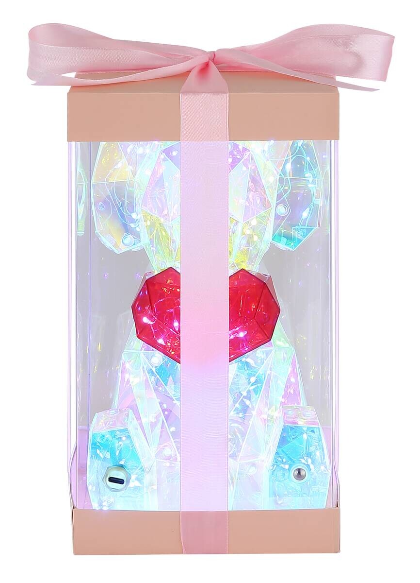 GLOBO LED-Dekoleuchte BRONDAR klar Kunststoff B/H/T: ca. 15x23x13 cm 1 Brennstellen