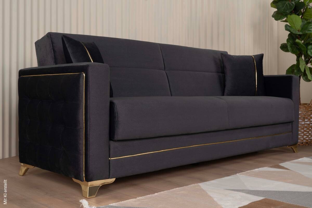 Sofa 3-2-1 Cavana anthrazit Microfaser | anthrazit