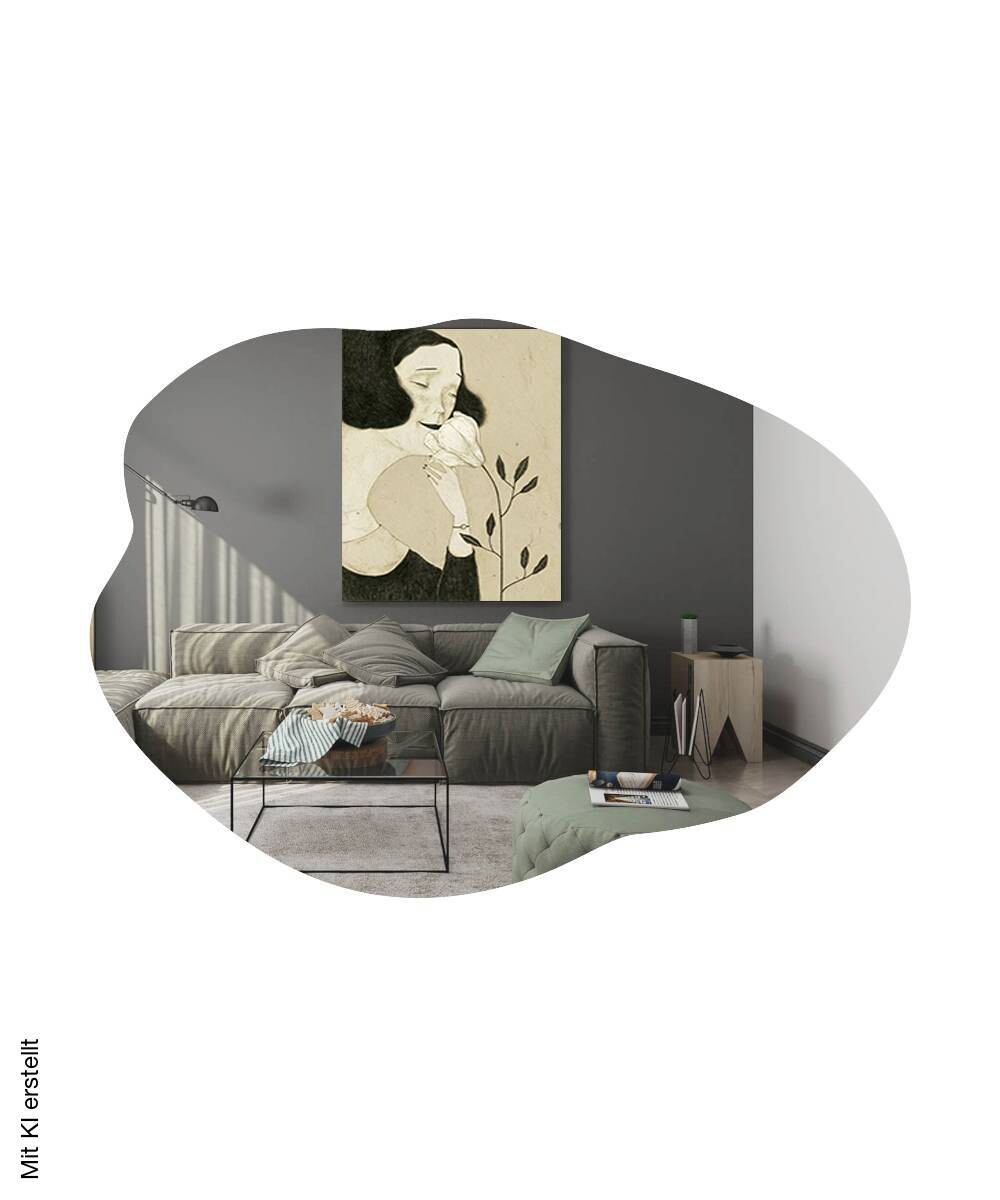 moebel17 Wandspiegel Oho transparent Spanplatte B/H/T: ca. 60x85x3,5 cm