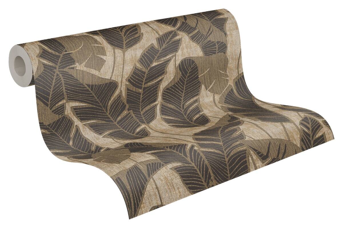 A.S.Creation Vliestapete schwarz beige B/H/D: ca. 53x1005x9,3 cm