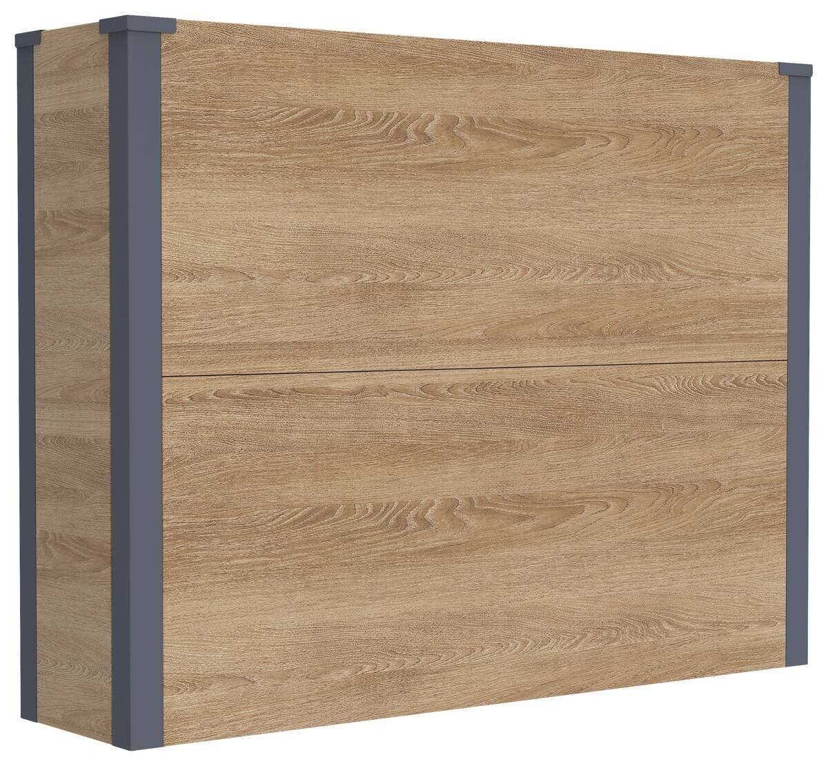 Westmann Pflanzkasten Talus Holzoptik Metall B/H/L: ca. 100x77x25 cm